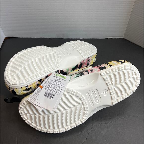Crocs Unisex Classic Tie Dye Mania Clog Size 13M NWT - Picture 8 of 10